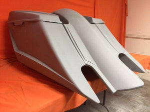 Harley Davidson 6" Trendsetter Extended Saddlebag Fender Kit - Dual Cut Outs Lids / 2014