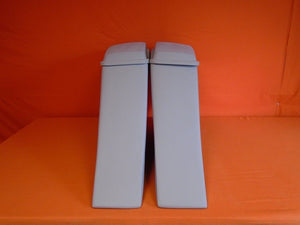 Harley Davidson 6" Extended Stretched Out & Down Saddlebags - 2014 Model Style Bags lids - No Cut Outs