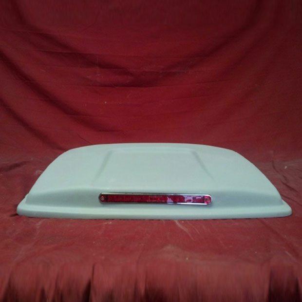Tour Pack Pak Fiberglass RAZOR Pizza Box Lid With LED Light Only Harley Davidson Touring