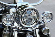 Load image into Gallery viewer, 7″ DAYMAKER Headlight Dual 4.5″ – 4 1/2″ Auxiliary AUX Black Spot Passing LED Fog Lights