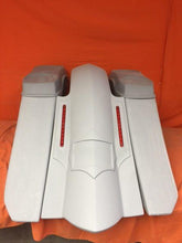 Load image into Gallery viewer, Harley Davidson 6&quot; Trendsetter Extended Saddlebag LED Recess Plate Fender - NoCutOuts Dual 6.5&quot; Speaker Lids / 2014