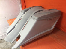 Load image into Gallery viewer, Harley Davidson 6&quot; Trendsetter Extended Saddlebag LED Fender Kit - Right Side Cut Out 6.5&quot; Speaker Lids / 2014
