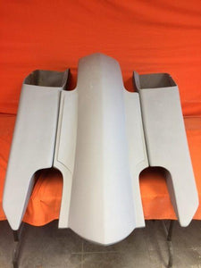 Harley Davidson 6" Trendsetter Extended Saddlebag Fender Kit - Dual Cut Outs No Lids / 2014
