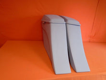 Load image into Gallery viewer, Harley Davidson 6&quot; Extended Stretched Out &amp; Down Saddlebags - 2014 Model Style Bags lids - No Cut Outs