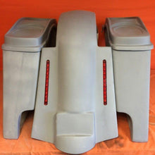 Load image into Gallery viewer, Harley Davidson 4" Extended Stretched Saddlebags Dual 6 x 9 Speaker Lids &amp; LED Replacement Fender 89 - 08