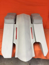 Load image into Gallery viewer, Harley Davidson 6&quot; Trendsetter Extended Saddlebag LED Fender Kit - Right Side Cut Out Dual 6.5&quot; Speaker Lids / 2014