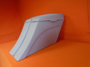 Harley Davidson 6" Extended Stretched Out & Down Saddlebags - 2014 Model Style No lids - No Cut Outs
