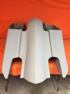 Harley Davidson 6" Trendsetter Extended Saddlebag Fender Kit - Dual Cut Outs No Lids / 2014