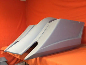Harley Davidson 6" Trendsetter Extended Saddlebag Fender Kit - Dual Cut Outs No Lids / 2014