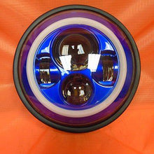 Load image into Gallery viewer, 7&quot; DAYMAKER Yamaha Royal Star Venture BLUE with BLUE Halo Projector HID LED Light Bulb Headlight Motorcycle