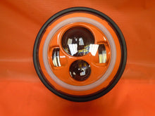 Load image into Gallery viewer, 7&quot; DAYMAKER Yamaha Royal Star Venture ORANGE with ORANGE Halo Projector HID LED Light Bulb Headlight Motorcycle