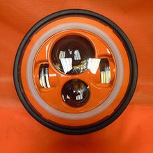 Load image into Gallery viewer, 7&quot; DAYMAKER Yamaha Royal Star Venture ORANGE with ORANGE Halo Projector HID LED Light Bulb Headlight Motorcycle