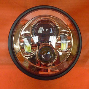Honda Shadow Sabre AERO VT1100 DAYMAKER GOLD HID LED Light Bulb Headlight Motorcycle Mount