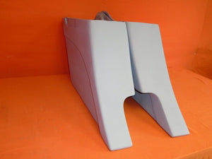 Harley Davidson 6" Extended Stretched Out & Down Saddlebags - 2014 Model Style Bags No lids - Dual Cut Outs