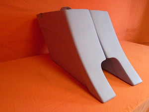 Harley Davidson 6" Extended Stretched Out & Down Saddlebags - 2014 Model Style Bags No lids - Dual Cut Outs