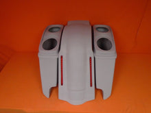 Load image into Gallery viewer, Harley Davidson 5&quot; Heritage Softail Extended Saddlebags Dual 6 X 9 Speaker Lids LED Fender Dual Cutouts