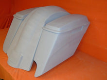 Load image into Gallery viewer, Harley Davidson Heritage Softail 5&quot; Extended Saddlebags Lids Fender Right Cut Out