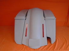 Load image into Gallery viewer, Harley Davidson 5&quot; Softail Heritage Extended Stretched Saddlebags Lids LED Fender Right Cut Out