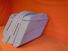 Load image into Gallery viewer, Harley Davidson 5&quot; Softail Heritage Extended Stretched Saddlebags 6 x 9 Speaker Lids LED Fender No CutOuts