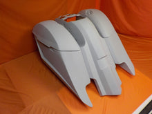 Load image into Gallery viewer, Victory Cross Country 6&quot; Trendsetter Extended Hard Saddlebags Out &amp; Down Bags Rear Fender Dual Cut Out