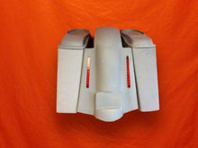 Load image into Gallery viewer, Harley Davidson 4&quot; Extended Stretched Saddlebags 6 x 9 Speaker Lids and LED Replacement Fender 89 - 08 - No Cut Outs