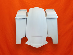 Harley Davidson 4" Bagger Stretched Bags 6x9 Speaker Lids Cut Fender