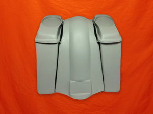 Harley Davidson 4" Extended Saddlebags 6 x 9 Speaker Lids Fender No Cutouts