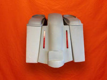 Load image into Gallery viewer, Harley Davidson 4&quot; Extended Stretched Saddlebags 6x 9 Speaker Lids and LED Replacement Fender 09 - 13 - No Cut Outs