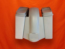 Load image into Gallery viewer, Harley Davidson 4&quot; Extended Stretched Saddlebags Dual 6 x 9 Speaker Lids and Replacement Fender 89 - 08 - No Cut Outs