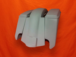 Harley Davidson 5" Extended Saddlebags With Cut Outs Replacement Fender lids 89 - 08