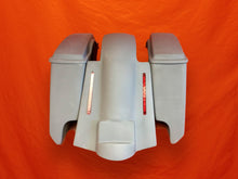 Load image into Gallery viewer, Harley Davidson 5&quot; Extended Saddlebags With Cut Outs Replacement LED Fender lids 89 - 08
