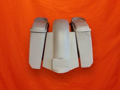 Harley Davidson 5 Extended Saddlebags No Cut Outs Replacement Fender 65Speaker lids 89 - 08