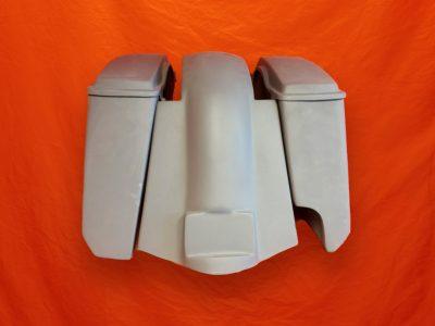 Harley Davidson 5 Extended Saddlebags Right Side Cut Out Replacement Fender lids 89 - 08