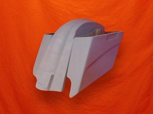 Harley Davidson 5 Extended Saddlebags With Right Side Cut Out Fender - No lids