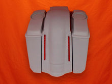 Load image into Gallery viewer, Harley Davidson 5&quot; Stretched Extended Saddlebags No Cut Outs LED Fender 6.5 Speaker Lids