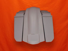 Load image into Gallery viewer, Harley Davidson 5&quot; Extended Stretched Saddlebags With No Cut Outs Fender Dual 6.5&quot; Speaker Lids