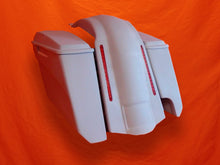 Load image into Gallery viewer, Harley Davidson 5&quot; Stretched Extended Saddlebags Right CutOut LED Fender Lids