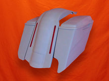 Load image into Gallery viewer, Harley Davidson 5&quot; Stretched Extended Saddlebags Right CutOut LED Fender Lids