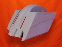 Load image into Gallery viewer, Harley Davidson 5&quot; Stretched Extended Saddlebags With Right Cut Out - LED Fender No Lids