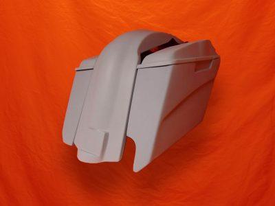 Harley Davidson 5 Stretched Extended Saddlebags With Right Cut Out - Fender 6 Speaker Lids