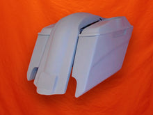 Load image into Gallery viewer, Harley Davidson 5&quot; Stretched Extended Saddlebags With Cut Outs Fender 6x9 Speaker Lids