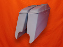 Load image into Gallery viewer, Harley Davidson 5&quot; Extended Stretched Saddlebags 6 x 9 Speaker Lids With Cut Outs