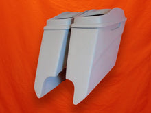 Load image into Gallery viewer, Harley Davidson 5&quot; Extended Stretched Saddlebags Dual 6 x 9 Speaker Lids With Cut Outs