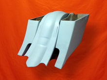 Load image into Gallery viewer, Harley Davidson 6&quot; Extended Out And Down Saddlebags with Custom Rear Fender - No Lids