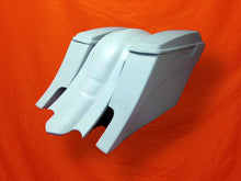 Load image into Gallery viewer, Harley Davidson 6" Extended Stretched  Out &amp; Down Saddlebags with Standard Lids &amp; Custom Fender