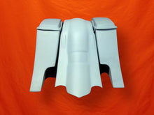 Load image into Gallery viewer, Harley Davidson 6" Extended Stretched  Out &amp; Down Saddlebags with Standard Lids &amp; Custom Fender