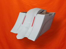 Load image into Gallery viewer, Harley Davidson 6&quot; Extended Stretched Out &amp; Down Saddlebags with Custom Rear LED Lights Fender - No Cut Outs and No Lids