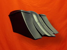 Load image into Gallery viewer, Harley Davidson 6&quot; Extended Out &amp; Down Saddlebags  with Lids &amp; Custom Rear Fender - No Cut Outs