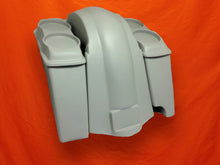 Load image into Gallery viewer, Harley Davidson 6&quot; Stretched Extended Saddlebags Dual 6 X 9 Speaker Lids Fender Right Cut out