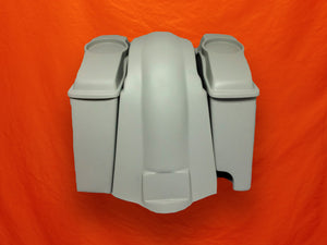 Harley Davidson 6" Stretched Extended Saddlebags 6.5" Speaker Lids Fender Right Cutout